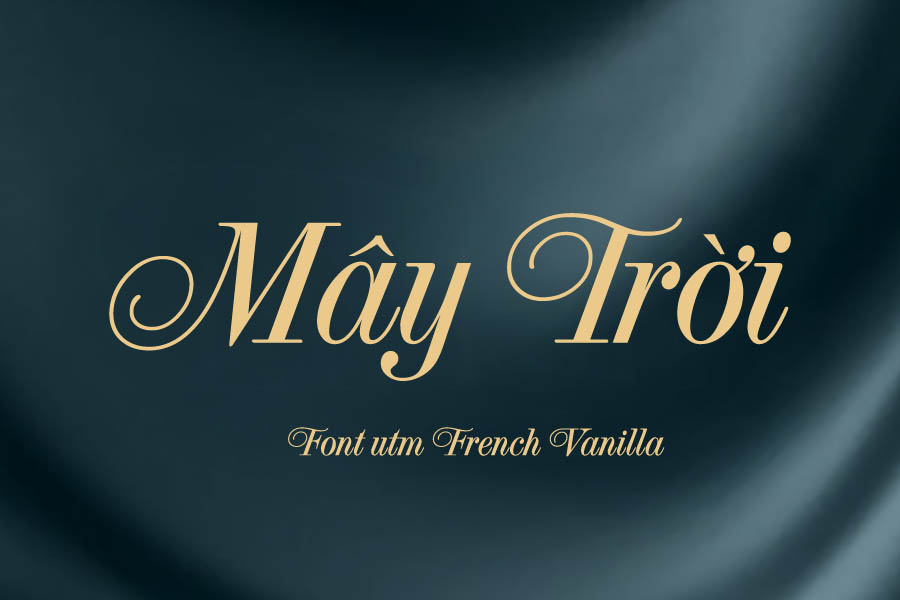  Font Chữ UTM French Vanilla Việt Hóa Miễn Phí